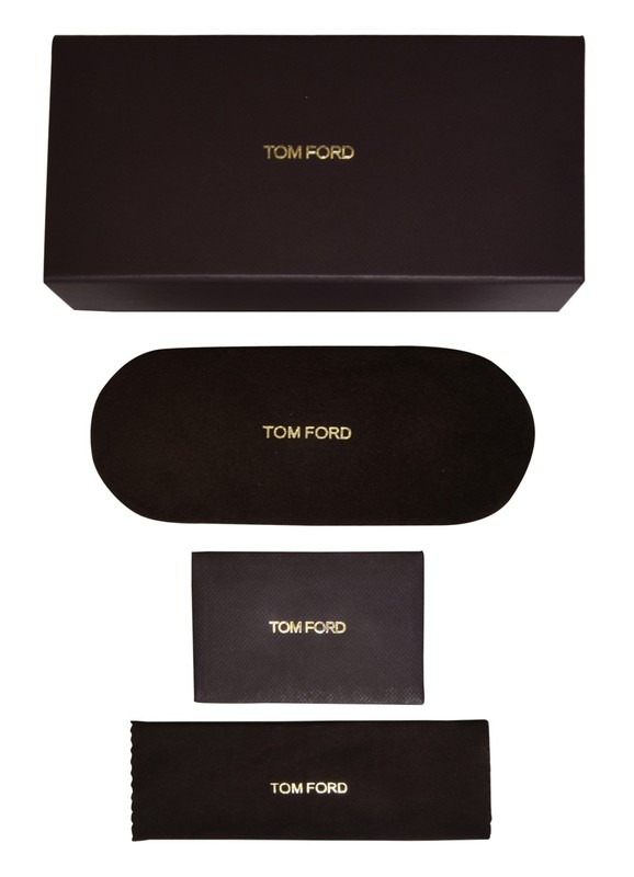 Tom Ford FT5778-D-B 001 Eyeglasses Women's Black Full Rim Square Shape 53mm gallery