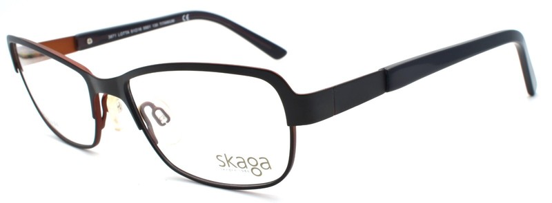 Skaga 3871 Lotta 5501 Women’s Eyeglasses Frames TITANIUM 51-16-130 Matte Black