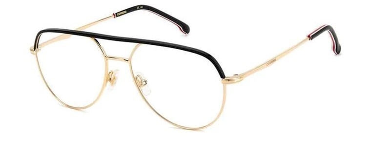 Carrera Carrera 311 0W97 00 GD STRPBK Gold Black Round Unisex Eyeglasses