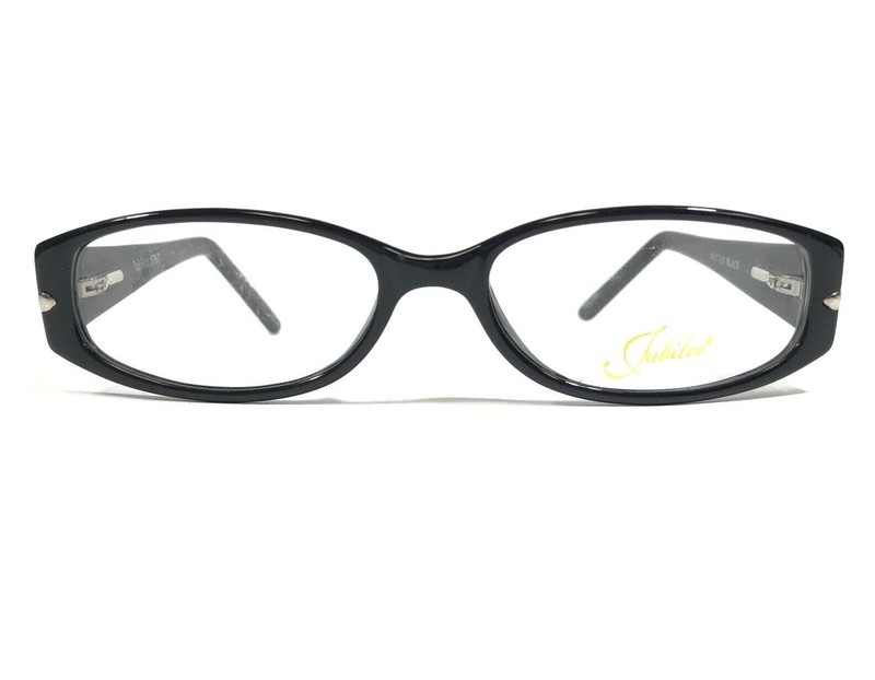 Jubilee 5767 BLACK Eyeglasses Frames Rectangular Oval Full Rim 50-17-135
