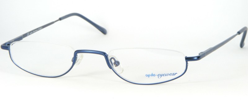 Opdo Eyewear 8126-3 BLUE EYEGLASSES GLASSES METAL FRAME 47-23-148mm (NOTES)
