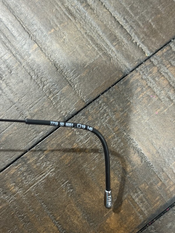 Silhouette 7799 6051 Black Rimless Metal Eyeglasses Frames 50-19 145 gallery