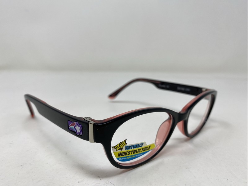 Liberty Sport Z8-Y60 224 46-15-125 Black/Pink Full Rim Eyeglasses Frame EI85 gallery