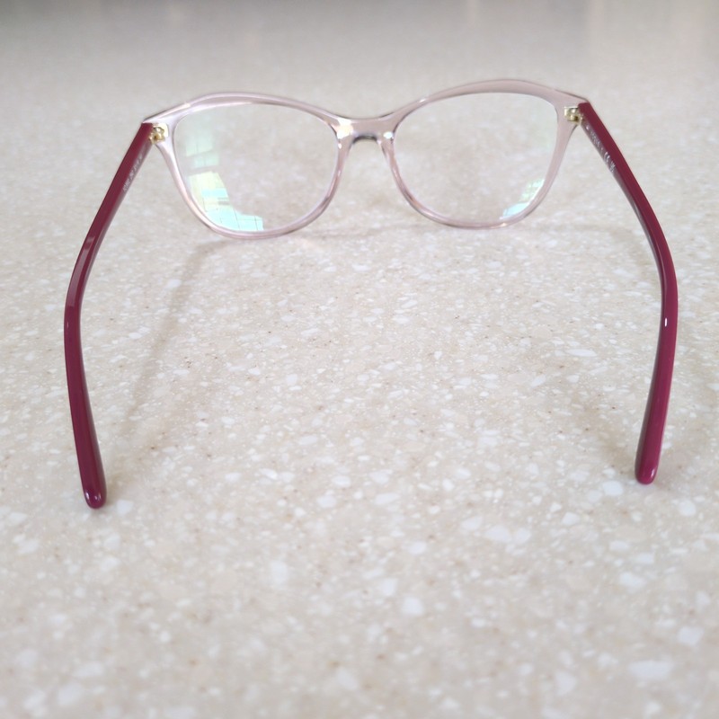 Vogue VO 5602 2942 Polished Crystal Pink Eyeglasses Frames 52-16-140 gallery