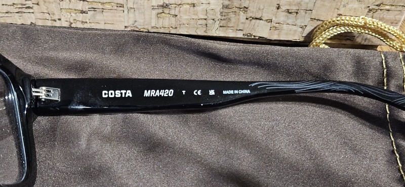 Costa Optical MRA420 Black Full Rim Rectangular Eyeglass Frames 52-18 145 gallery