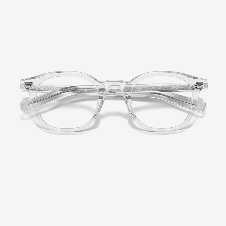 TR90 Square Anti Blue Light Eyeglasses Men Women Personality Glasses Frames New gallery