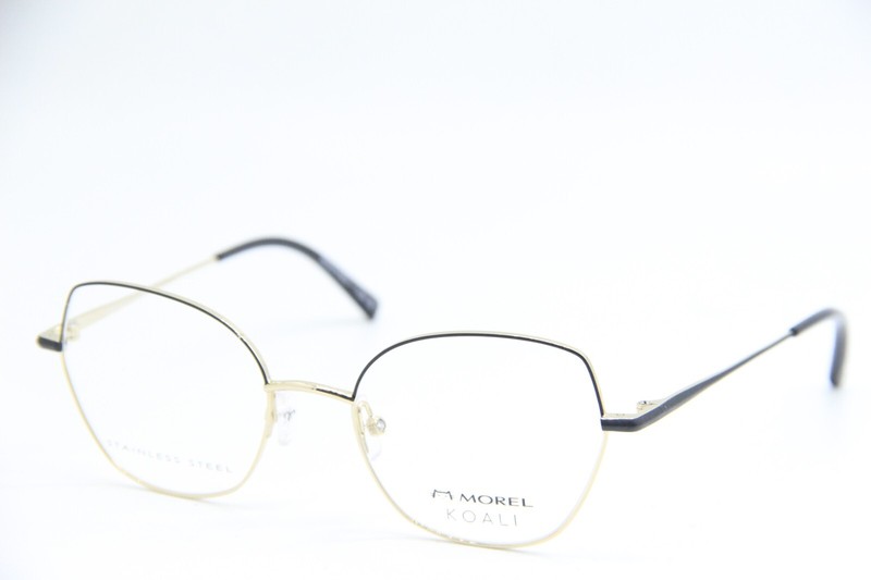 NEW MOREL KOALI 20094K ND07 BLACK GOLD AUTHENTIC EYEGLASSES 49-18