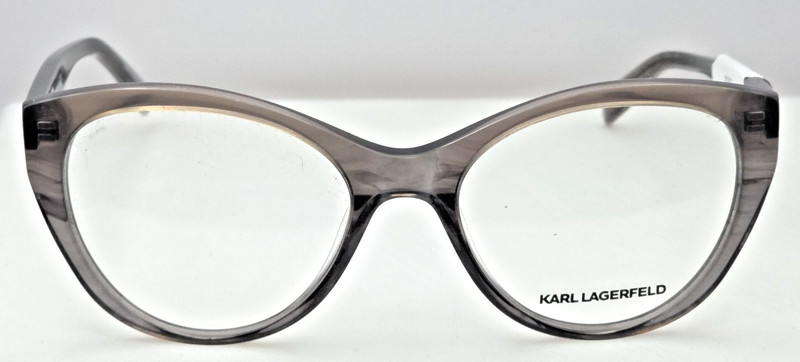 New Karl Lagerfeld KL976 Black/Horn Eyeglasses Frame 54-18-140 No Case M24