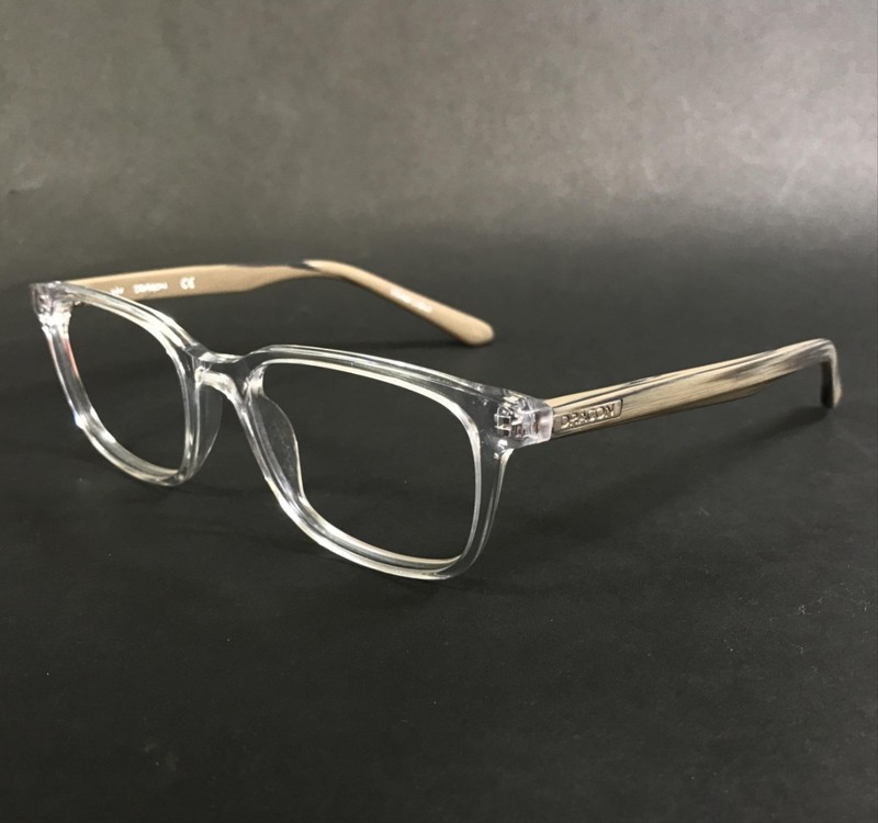 Dragon Eyeglasses Frames DR2026 971 Clear Beige Square Full Rim 53-19-145