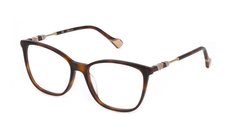 Yalea Women’s Eyeglasses VYA070 NELLY 0752 (Dark Havana) Rectangular Acetate