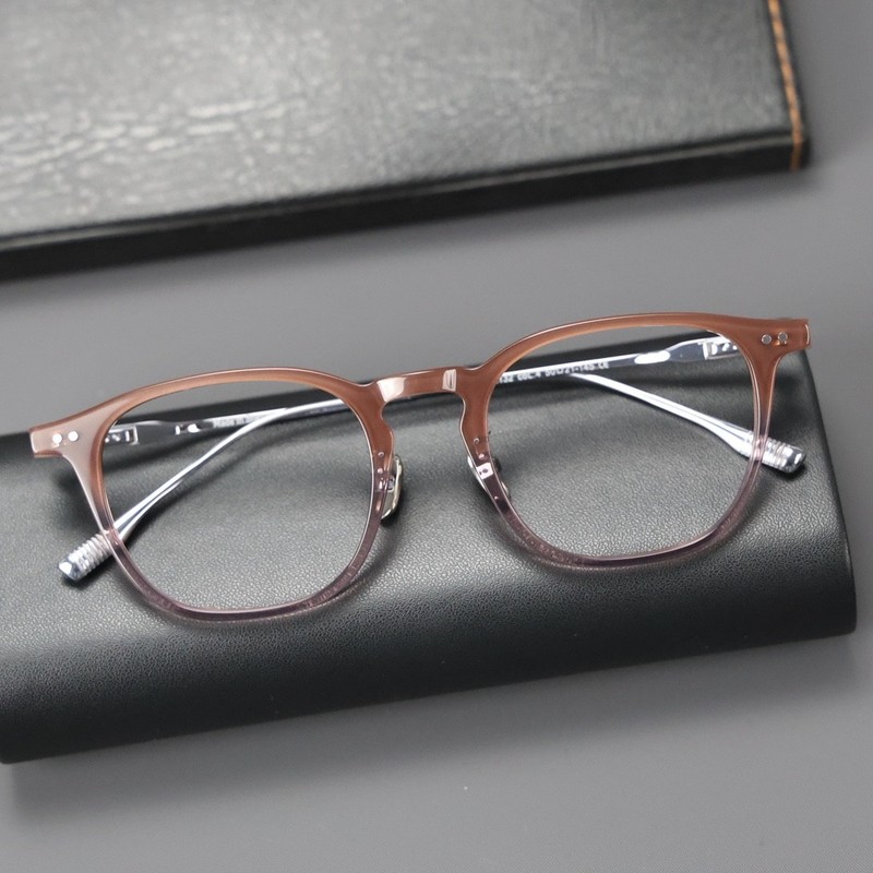 New Ultra-Light Acetate Pure Titanium Retro Reading Glasses Men Women Eyeglasses gallery