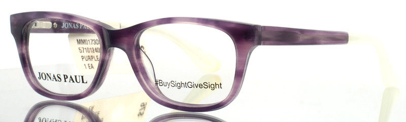 JONAS PAUL Miles Maddie SPL Purple Girls Kids Full Rim Eyeglasses 45-15-125 B:30