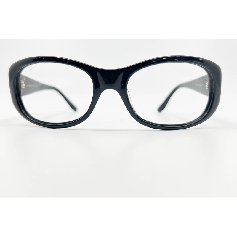 Dana Buchman Eyeglass Frames Womens Black Varano BK Textured Temple 57-17-125