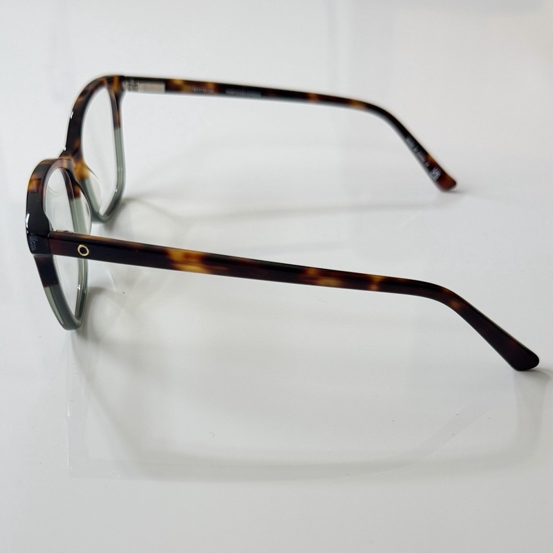 Karen Kane Eyeglasses Frames Only, SPRUCE, 52-16-135, Tortoise/Green gallery