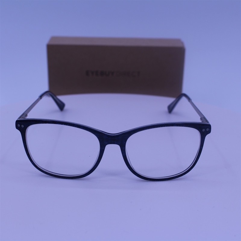 Eyebuydirect Grid Blue Striped M 52-16-140