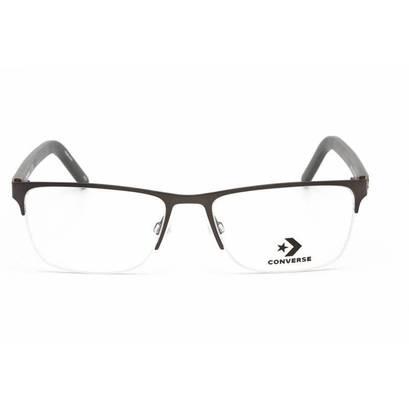 Converse Men's Eyeglasses Satin Gunmetal Metal Rectangular Frame CV3016 070 gallery