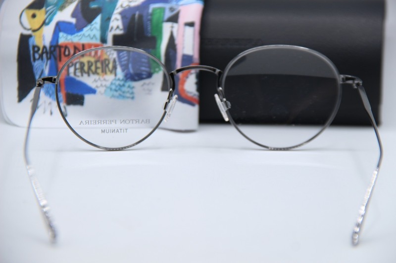 NEW BARTON PERREIRA LANGSTON PEW GUNMETAL AUTHENTIC FRAMES EYEGLASSES 50-23 gallery