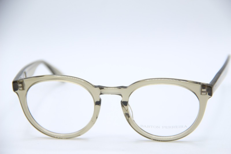NEW BARTON PERREIRA ROURKE KHA KAHKI CLEAR AUTHENTIC FRAMES EYEGLASSES 49-23 gallery