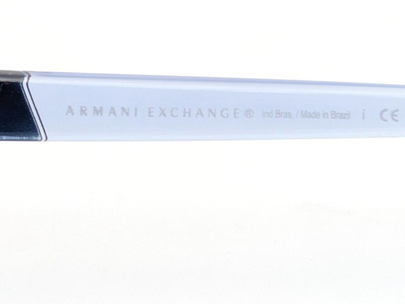 Armani Exchange AX3059 8286 Transp Light Blue/Met Azure Womens Eyeglasses 54mm gallery