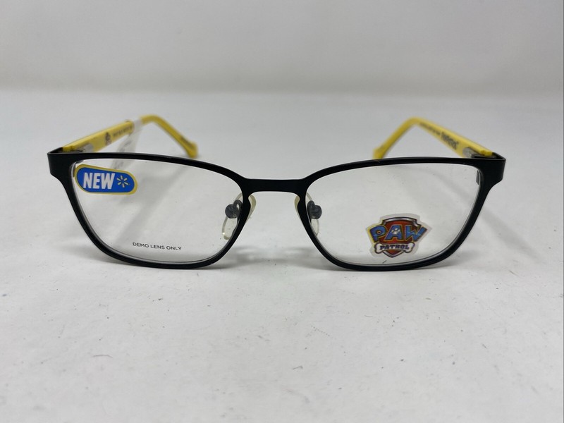 Paw Patrol PP07 BLK 46-15-125 Black/Yellow Full Rim Eyeglasses Frame SC29