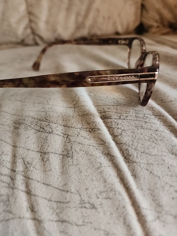 Coach Eyeglasses HC6065 5287 Confetti Light Brown/Gold Optical Frame gallery