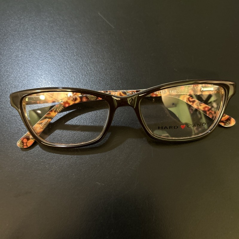 Hard Candy HC32 Eyeglasses Frames Brown 52-17-140 Frames Only