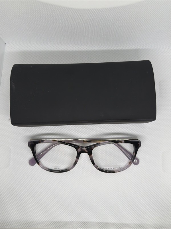 Banana Republic BR 221 S10 Violet Tortoise Women's Eyeglasses Frames 52-16-140 gallery