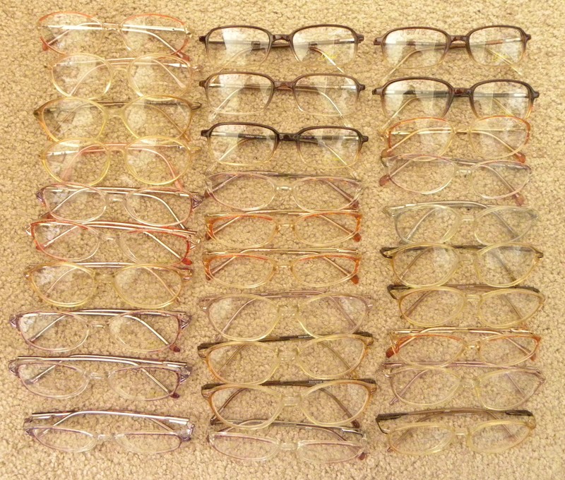 Jubilee Trendy & Traditional Plastic LOT of (30) – Eyeglasses -NEW DEMO Lenses