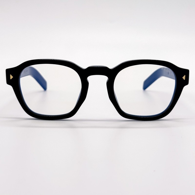 NEW PRADA PRA16S 16K60K EYEGLASSES BLACK PRADA PR A16S 16K60K gallery