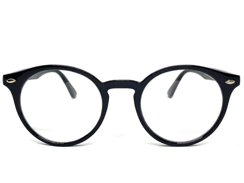 Classic Sophisticated Artsy Vintage 50s Retro Clear Lens EYE GLASSES Black Frame gallery