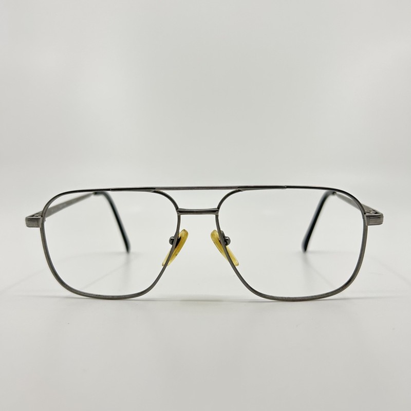 Nikon DURA TITAN 0237 DT4603 Silver Eyeglasses Frames Full Rim 145 4354