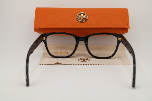 NEW TORY BURCH TY 4010U 1791 POLISHED BLACK GOLD AUTHENTIC EYEGLASSES 52-19 gallery