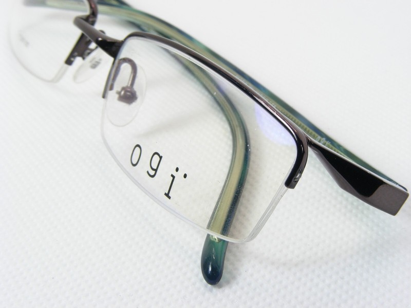 OGI MOD. 5035 1096 EYEGLASSES GLASSES TITANIUM FRAME 53-18-133mm Japan (NOTES) gallery