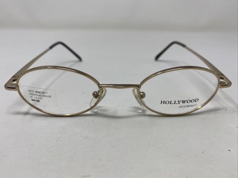 Hollywood Occhiali Eyeglasses Frame HO050 shaded japan gold 45-18-135 Gold FU59