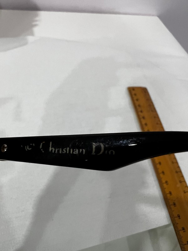 Christian Dior Sunglasses – Oversized Amber Frame ONLY 70s 80s Glam Vintage gallery