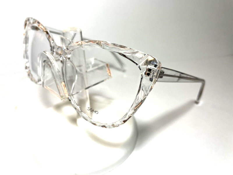 NEW SOHO by VIVID EYEGLASSES FRAME SOHO 1069 OVERSIZE CRYSTAL LADIES gallery