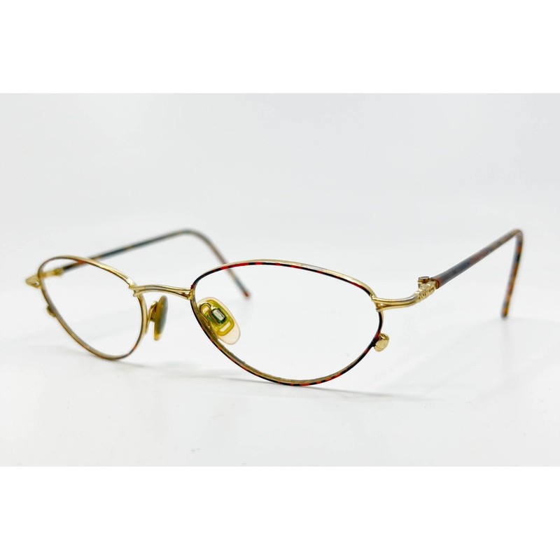 Neostyle Eyeglass Frames Womens Gold Tortoise Oval 51-18-135 680