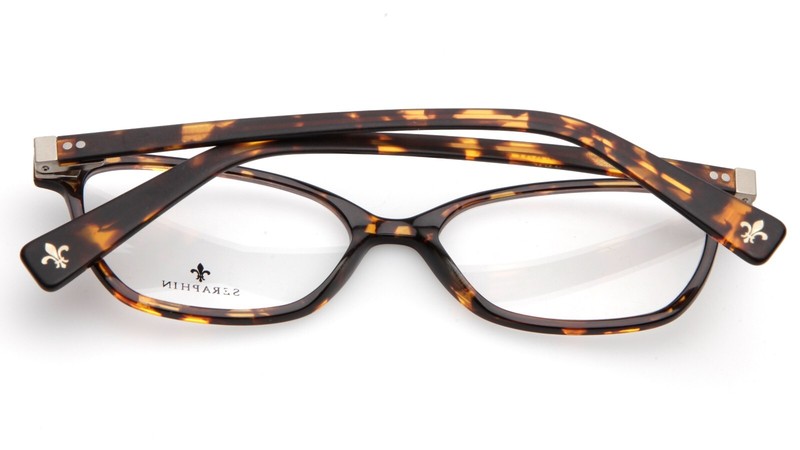 New SERAPHIN KELLY / 8528 Dark Tortoise Eyeglasses 51-16-140mm B32mm Japan gallery