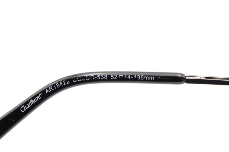 ARISTAR by Charmant AR18422 538 Polished Black 52-16-135 Frames with Case G461 gallery
