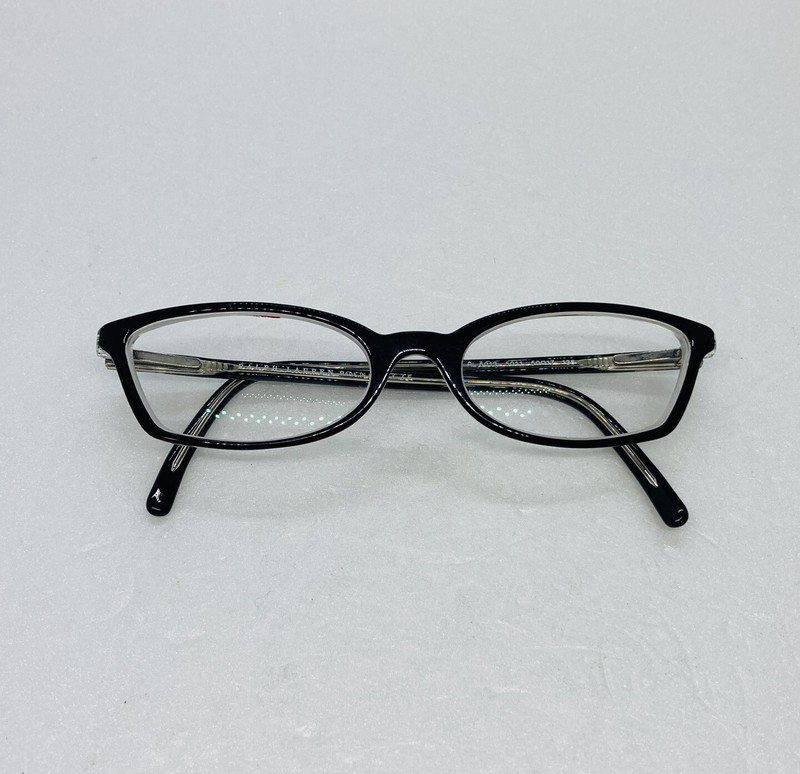Ralph Lauren RL6013 5011 Eyeglasses Frames Black Clear Cat Eye Shape 50-17-135 0