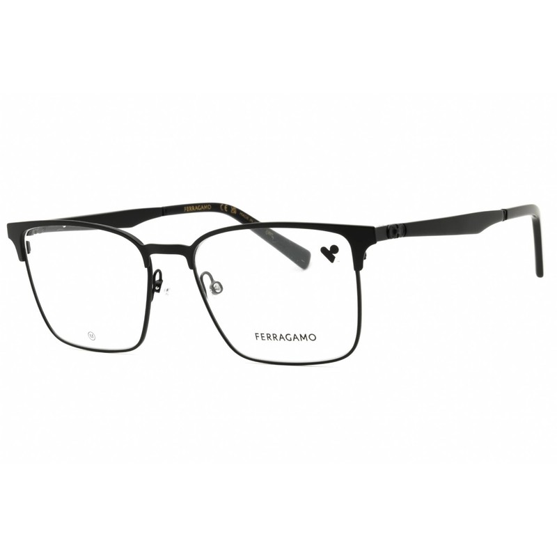 Salvatore Ferragamo Men’s Eyeglasses Matte Black Metal Full Rim Frame SF2226 002