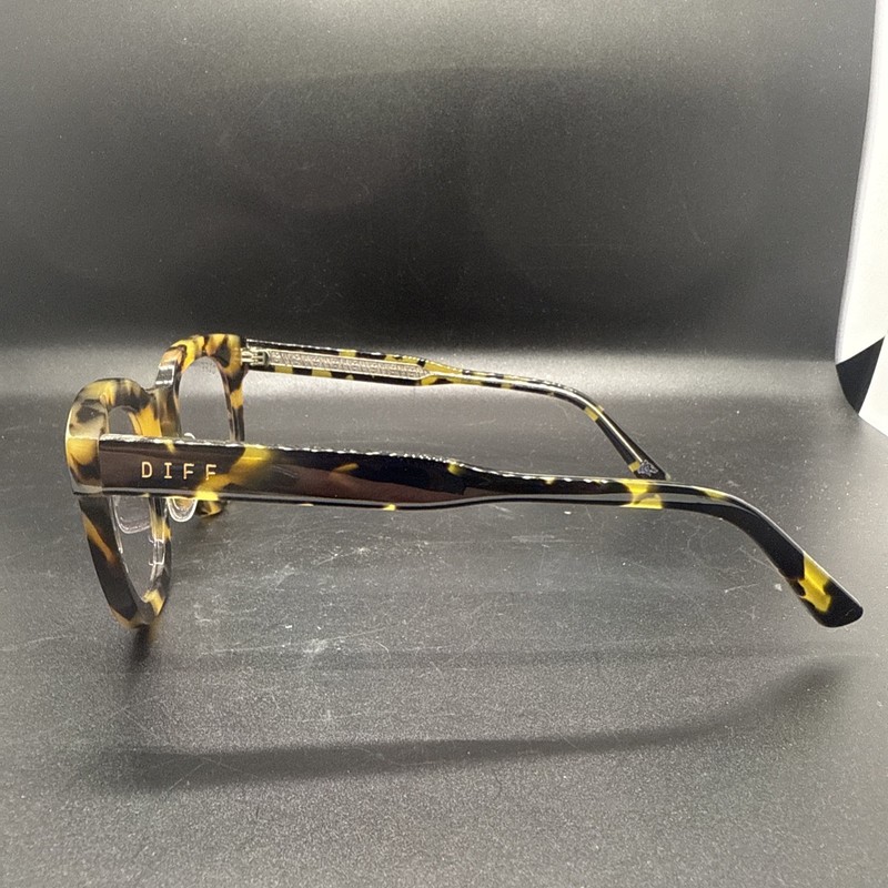 DIFF EYEWEAR HARRY POTTER HUFFLEPUFF EYEGLASS FRAMES BEIGE TORTOISE gallery