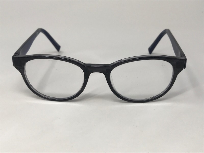 CONVERSE ALL STAR Eyeglasses Frame A046 48-18-140 Black Stripe Grey/Blue KS28 gallery
