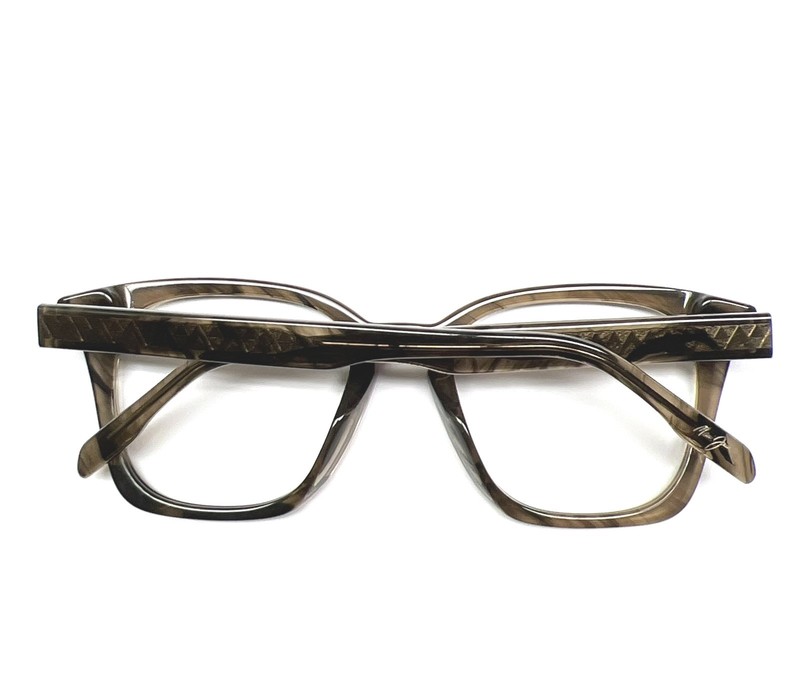 Maui Jim MJO 2121-20B Eyeglasses Glasses Crystal Brown Black Marble 51-21-145 gallery