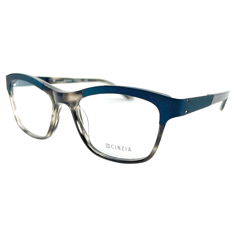 CINZIA – CIN5068 C2 52/17/135 – TEAL / SMOKE DEMI NEW Authentic WOMEN EYEGLASSES