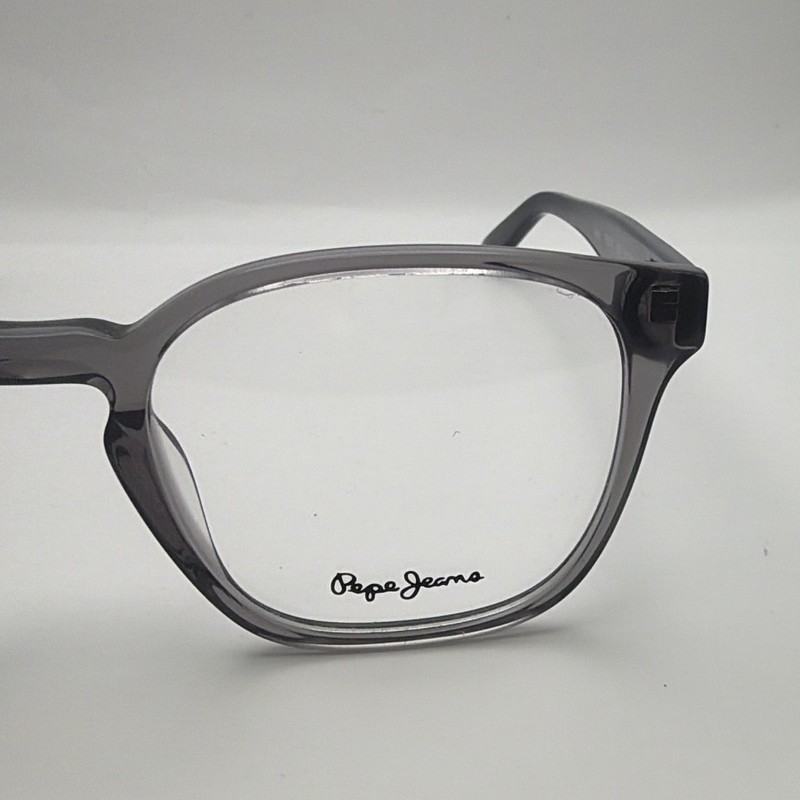 Pepe Jeans Geralt PJ3514 988 Gray Square Plastic Full Rim Frames 51/19 145 gallery