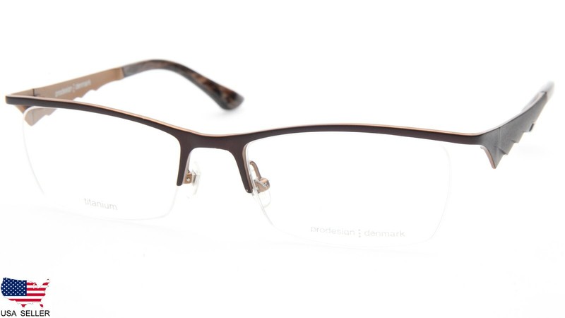 NEW PRODESIGN DENMARK 5317 c.5031 BROWN EYEGLASSES FRAME 52-17-130 B32mm Japan