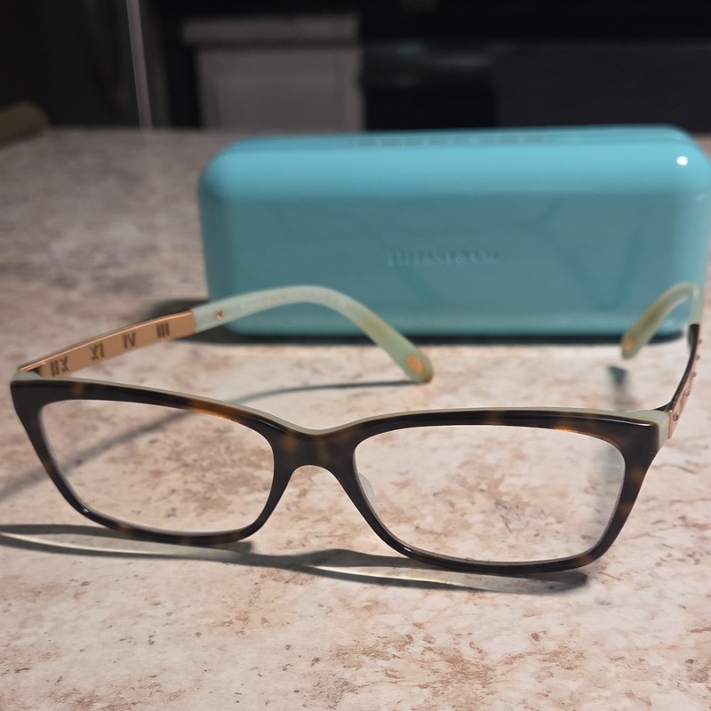 Tiffany & Co. TF2103-B 8134 Women’s Rectangular Full-Rim Frames 55-16-140