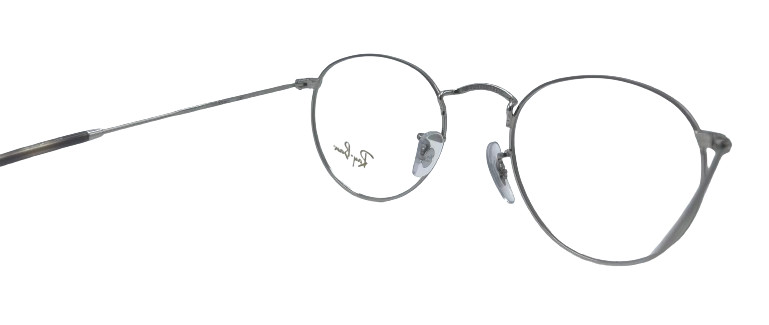 Women Ray Ban RB Havana On Gunmetal Round Metal Eyeglasses gallery