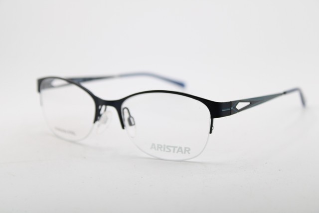 NEW ARISTAR CHARMANT AR16372 COLOR-543 BLUE GUNMETAL AUTHENTIC EYEGLASSES 51-18